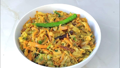 বাঁধাকপির সাথে মুরগি ভাজি